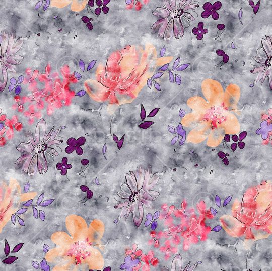 水彩印花华亿平台图片