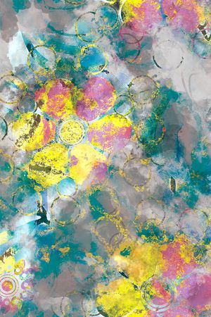 水彩印花华亿平台图片