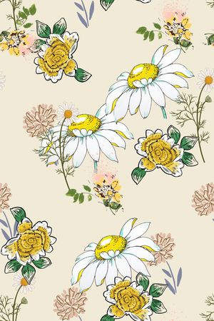 彩底花卉印花华亿平台图片