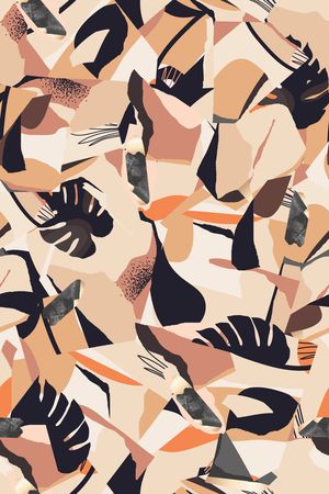 几何印花华亿平台图片