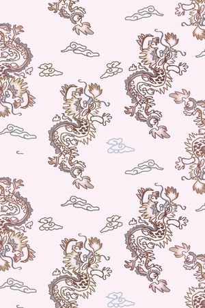 传统纹样印花华亿平台图片