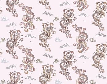 传统纹样印花华亿平台图片