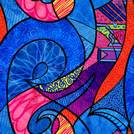 几何印花华亿平台图片