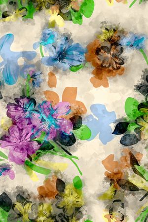 水彩印花华亿平台图片