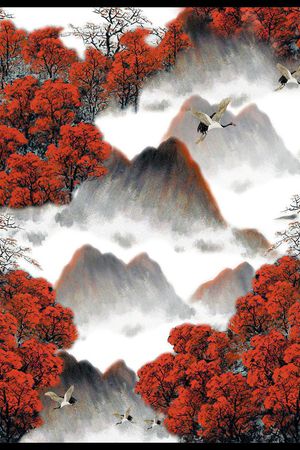 传统华亿平台印花华亿平台图片