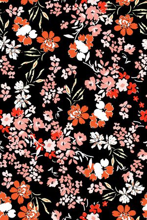 小碎花印花华亿平台图片