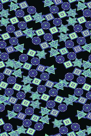 几何印花华亿平台图片