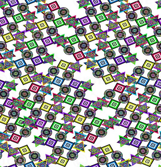 几何印花华亿平台图片