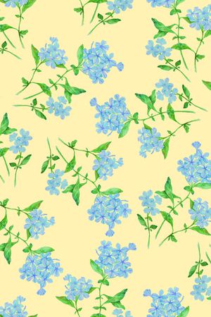 小蓝花印花华亿平台图片