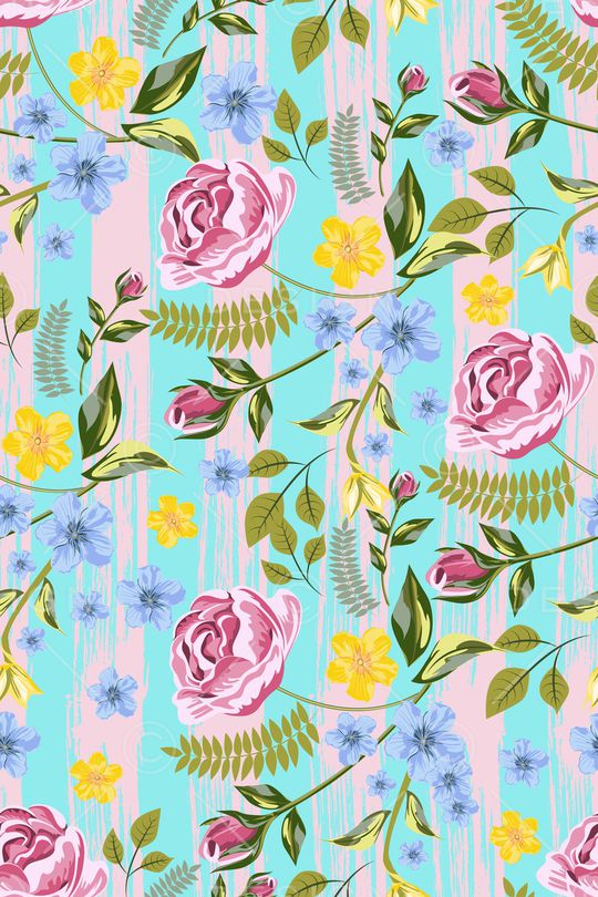 玫瑰花印花华亿平台图片