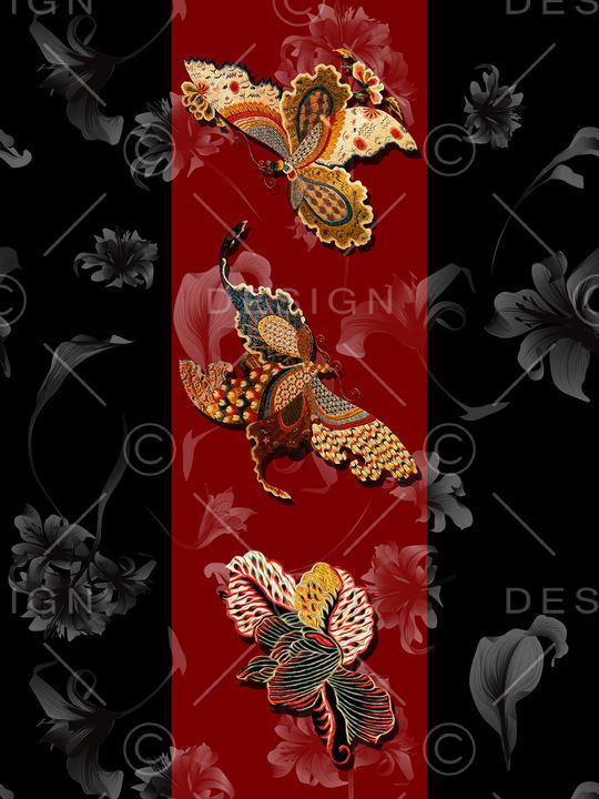 定位花印花华亿平台图片