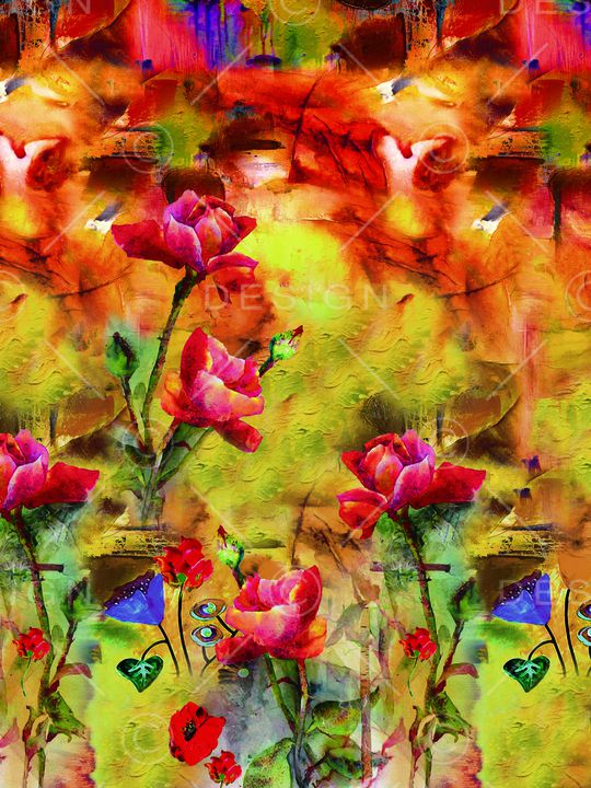 定位花印花华亿平台图片