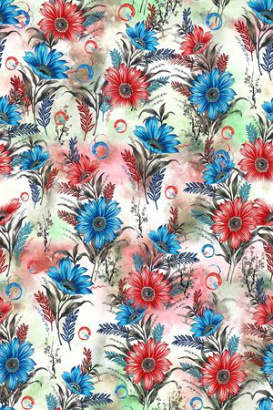 复古印花华亿平台图片