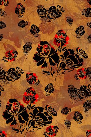 复古印花华亿平台图片