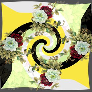 小方巾印花华亿平台图片