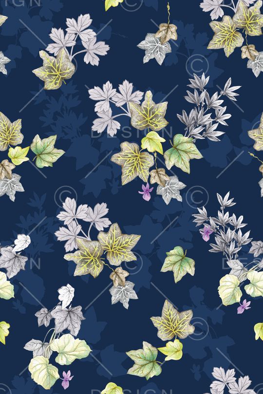 绿植树叶印花华亿平台图片