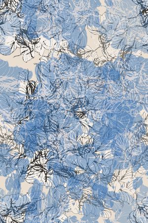 抽象花卉印花华亿平台图片