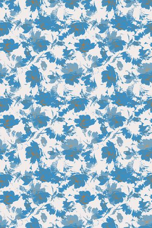 抽象花卉印花华亿平台图片