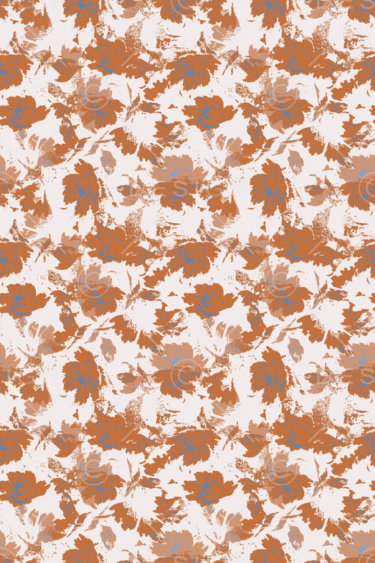 抽象花卉印花华亿平台图片