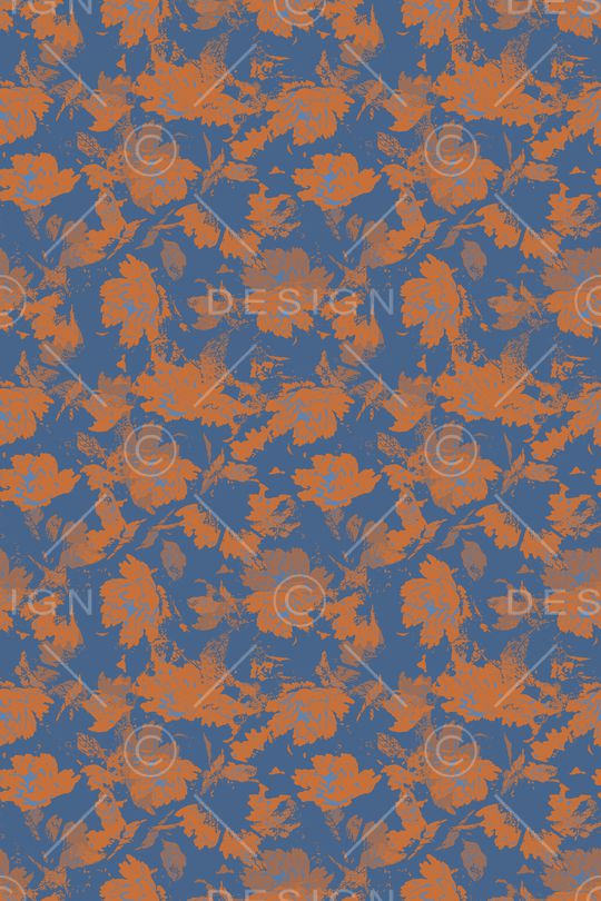 抽象花卉印花华亿平台图片