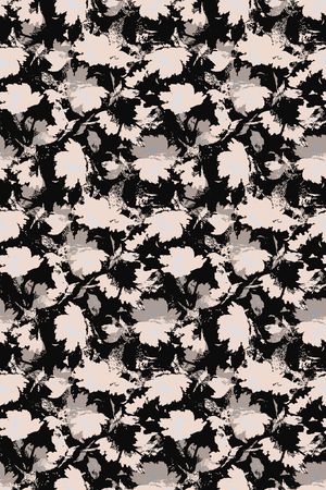 抽象花卉印花华亿平台图片