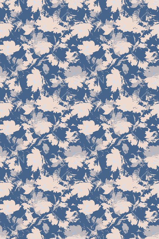 抽象花卉印花华亿平台图片