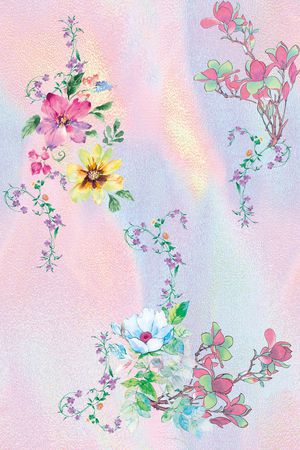 木槿花印花华亿平台图片