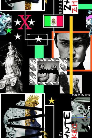 人字纹印花华亿平台图片