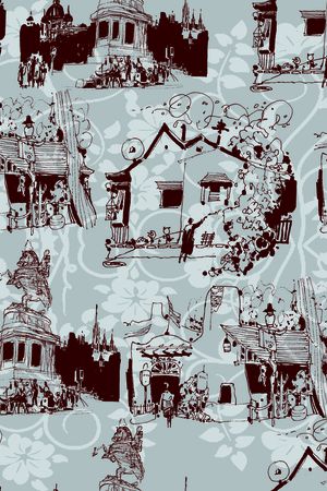 线条画印花华亿平台图片