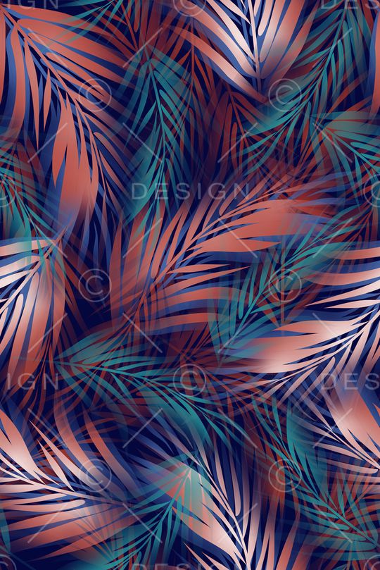 绿植树叶印花华亿平台图片