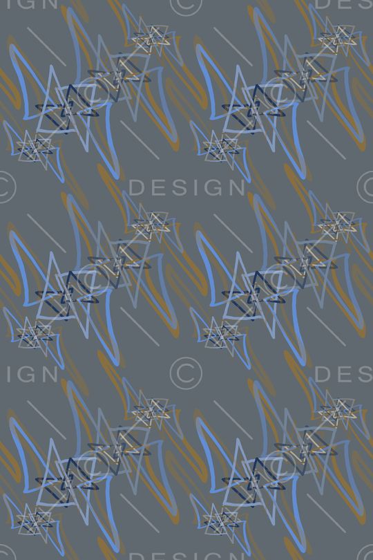 三角形印花华亿平台图片