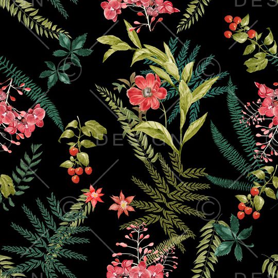 植物印花华亿平台图片