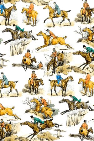 复古印花华亿平台图片