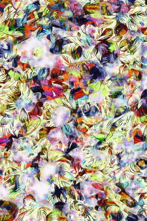 抽象印花华亿平台图片