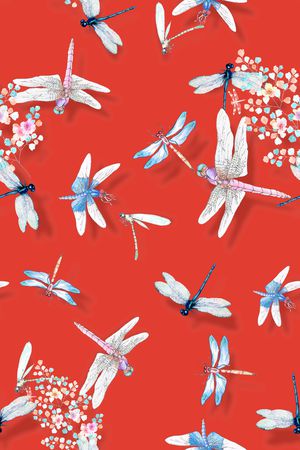 彩底花卉印花华亿平台图片