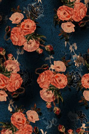 虞美人印花华亿平台图片