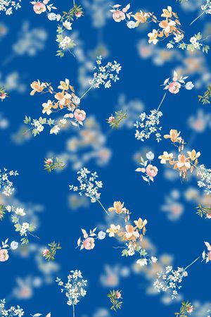 彩底花卉印花华亿平台图片