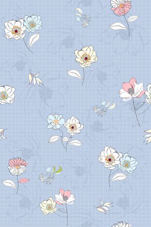 连衣裙印花华亿平台图片