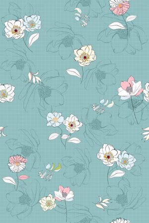 连衣裙印花华亿平台图片