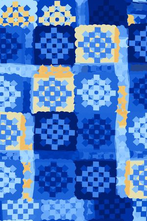 几何印花华亿平台图片