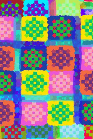 几何印花华亿平台图片