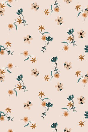 连衣裙印花华亿平台图片