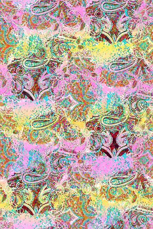 佩斯利印花华亿平台图片