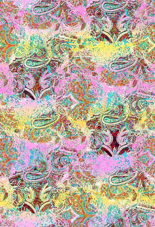 佩斯利印花华亿平台图片