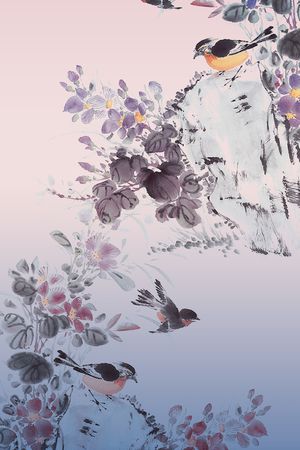 旗袍印花华亿平台图片