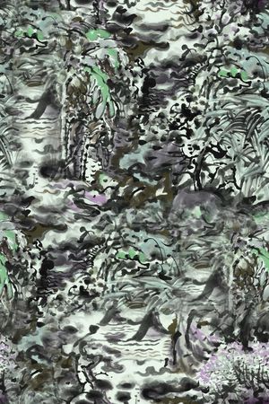 复古印花华亿平台图片