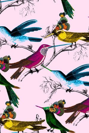 复古印花华亿平台图片