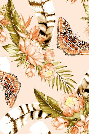 蝴蝶印花华亿平台图片