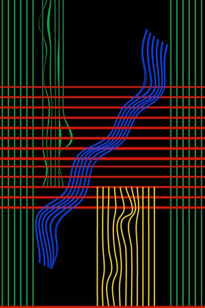 几何印花华亿平台图片