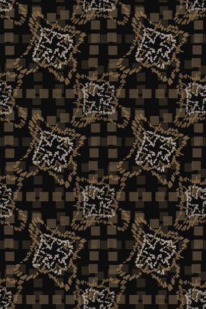 格子混搭印花华亿平台图片